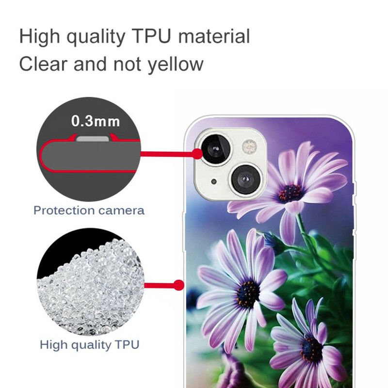 Cover iPhone 13 Realistiske Blomster