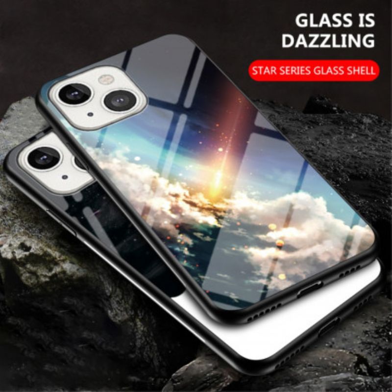 Cover iPhone 13 Stjernehimmel Hærdet Glas