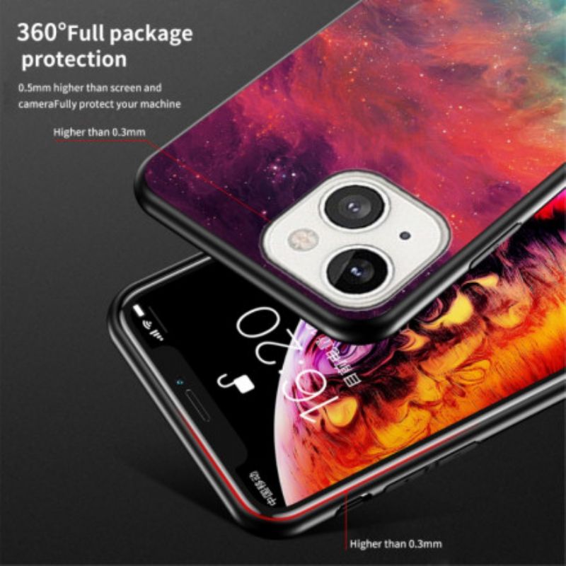 Cover iPhone 13 Stjernehimmel Hærdet Glas