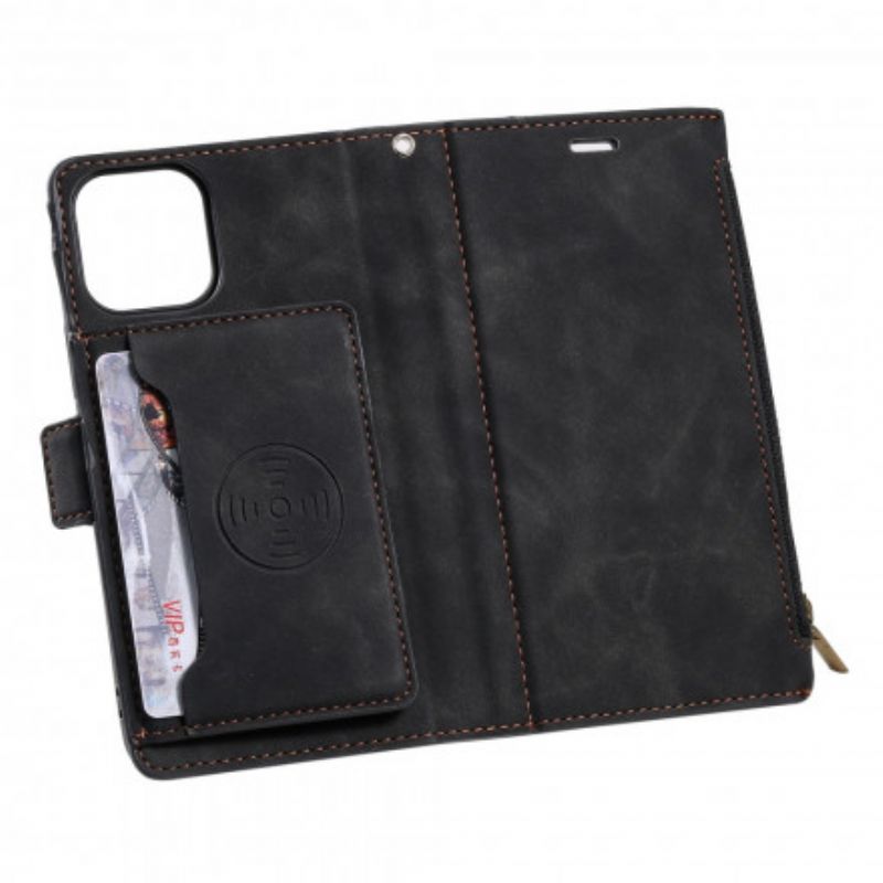 Læder Cover iPhone 13 Mønt- Og Kortholder
