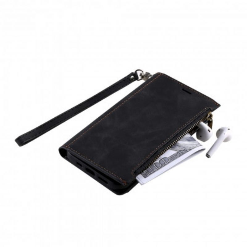 Læder Cover iPhone 13 Mønt- Og Kortholder