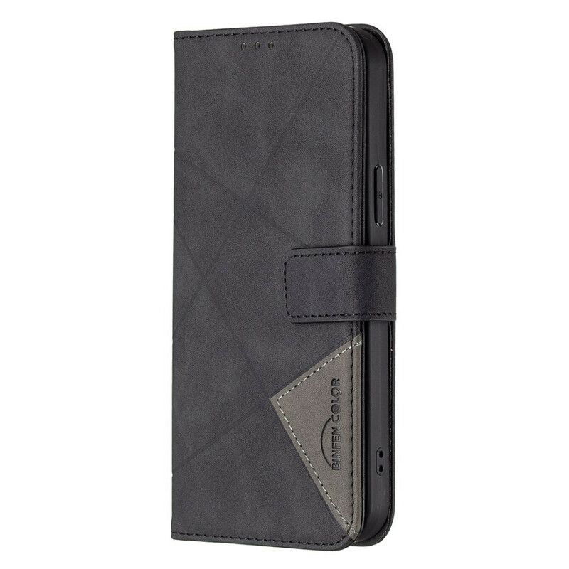Flip Cover iPhone 13 Pro Max Binfen Farvetrekanter