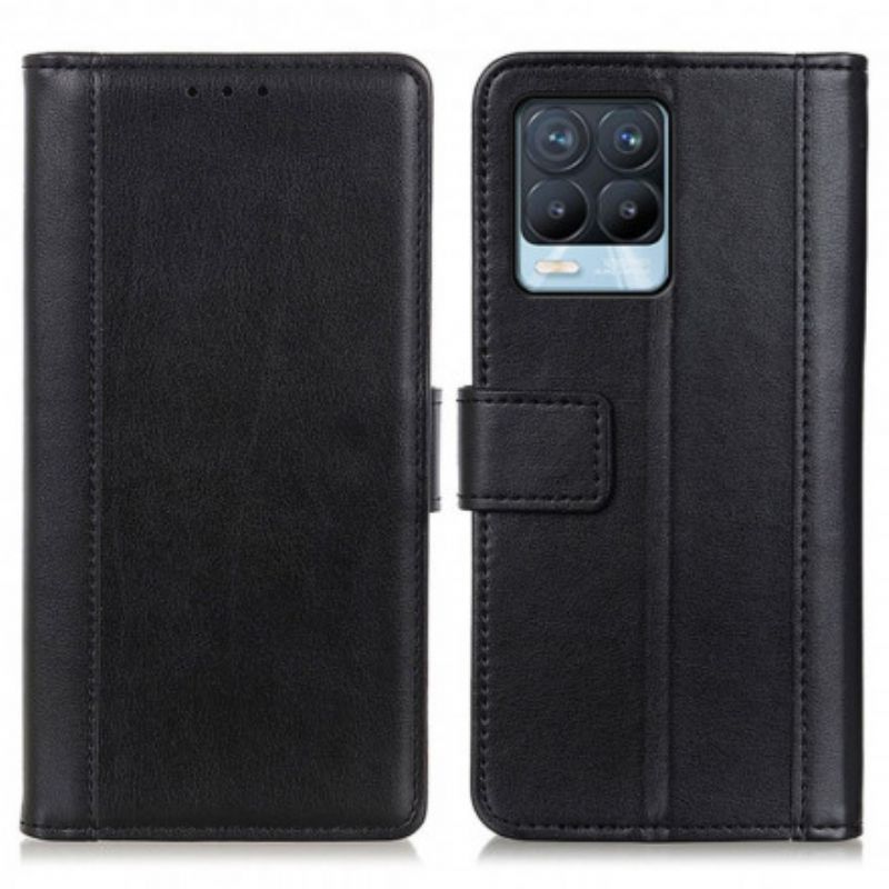Flip Cover Realme 8 / 8 Pro Læderstil