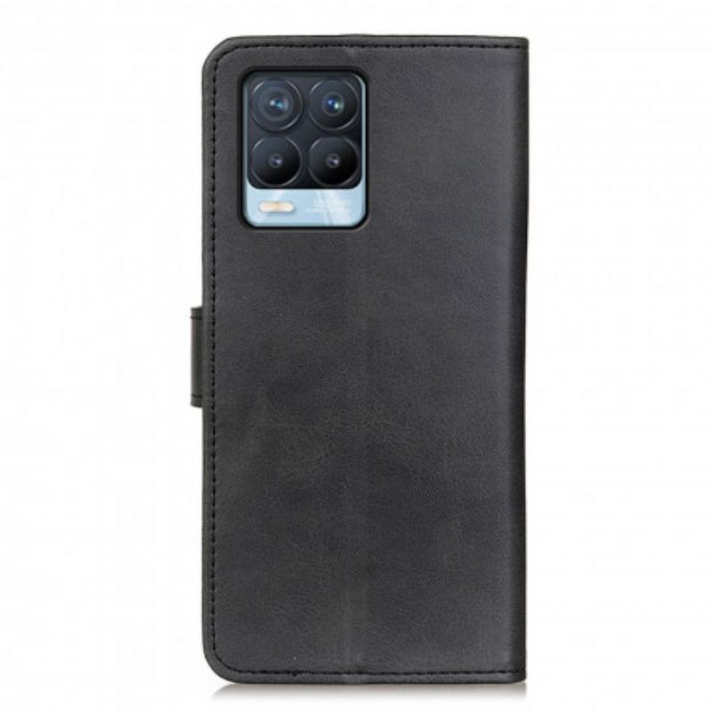 Flip Cover Realme 8 / 8 Pro Retro Mat Lædereffekt