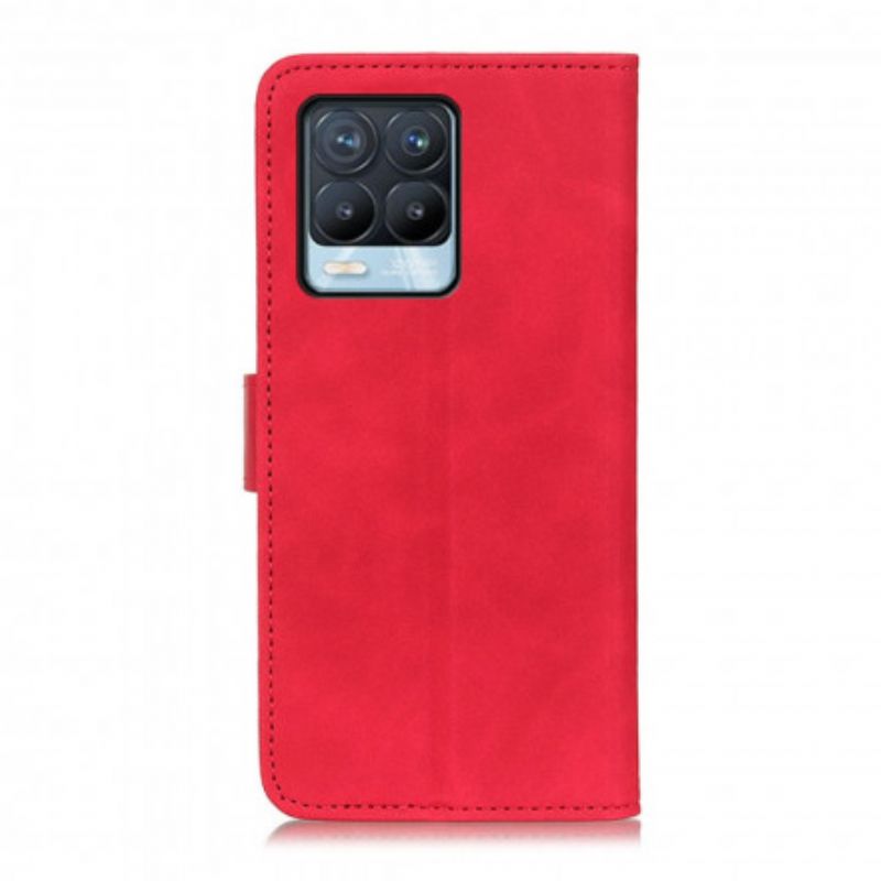 Flip Cover Realme 8 / 8 Pro Vintage Lædereffekt Khazneh