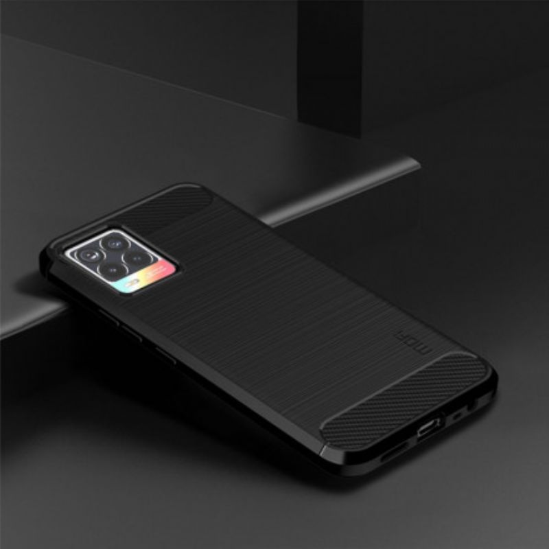 Mobilcover Realme 8 / 8 Pro Mofi Børstet Kulfiber