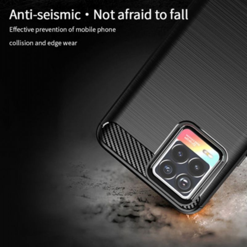 Mobilcover Realme 8 / 8 Pro Mofi Børstet Kulfiber