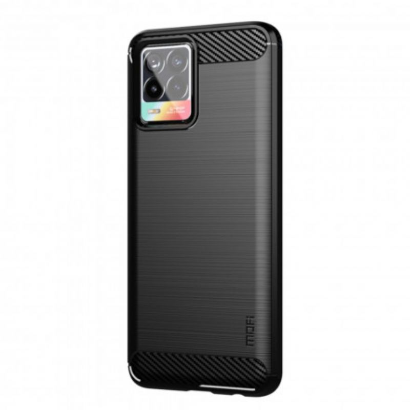 Mobilcover Realme 8 / 8 Pro Mofi Børstet Kulfiber