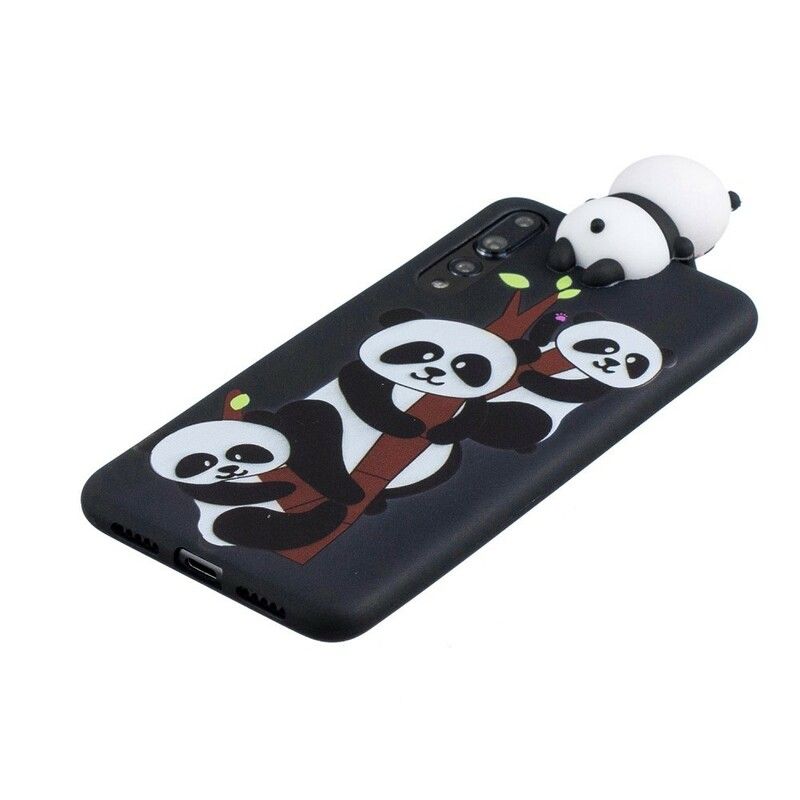 Cover Huawei P20 Pro 3d Panda Familie