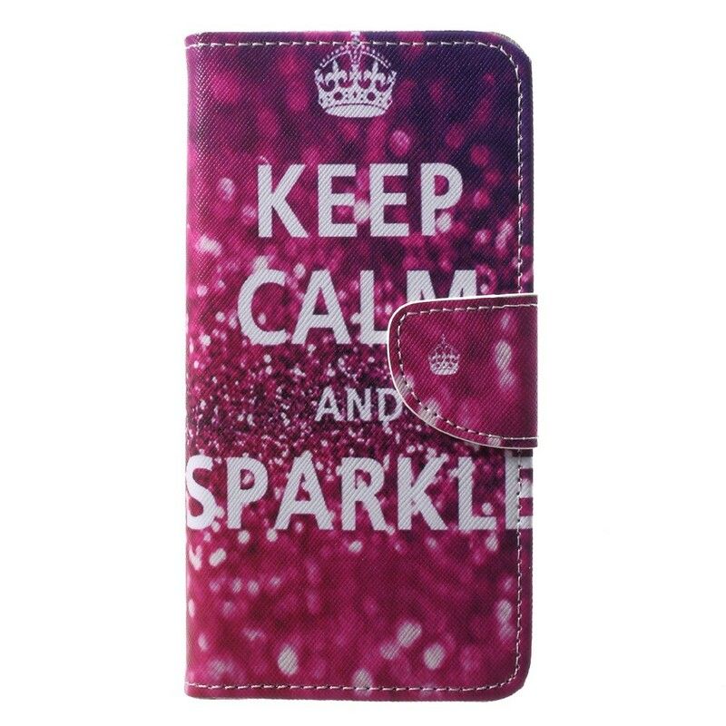 Flip Cover Huawei P20 Pro Bevar Roen Og Gnistre