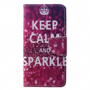 Flip Cover Huawei P20 Pro Bevar Roen Og Gnistre