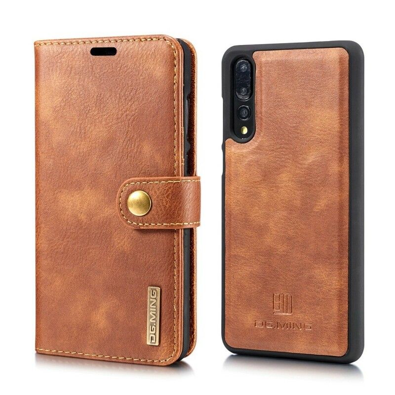 Læder Cover Huawei P20 Pro Dg. Ming Aftagelig