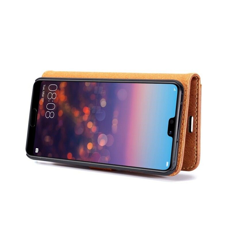 Læder Cover Huawei P20 Pro Dg. Ming Aftagelig