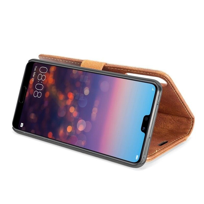 Læder Cover Huawei P20 Pro Dg. Ming Aftagelig