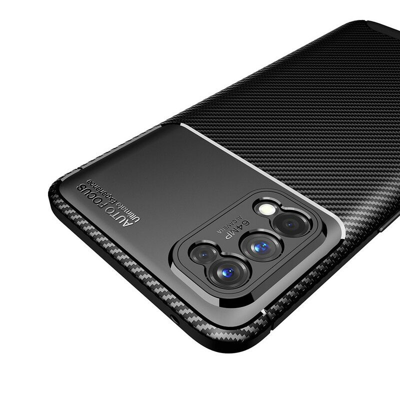 Cover Realme 7 Pro Fleksibel Kulfibertekstur