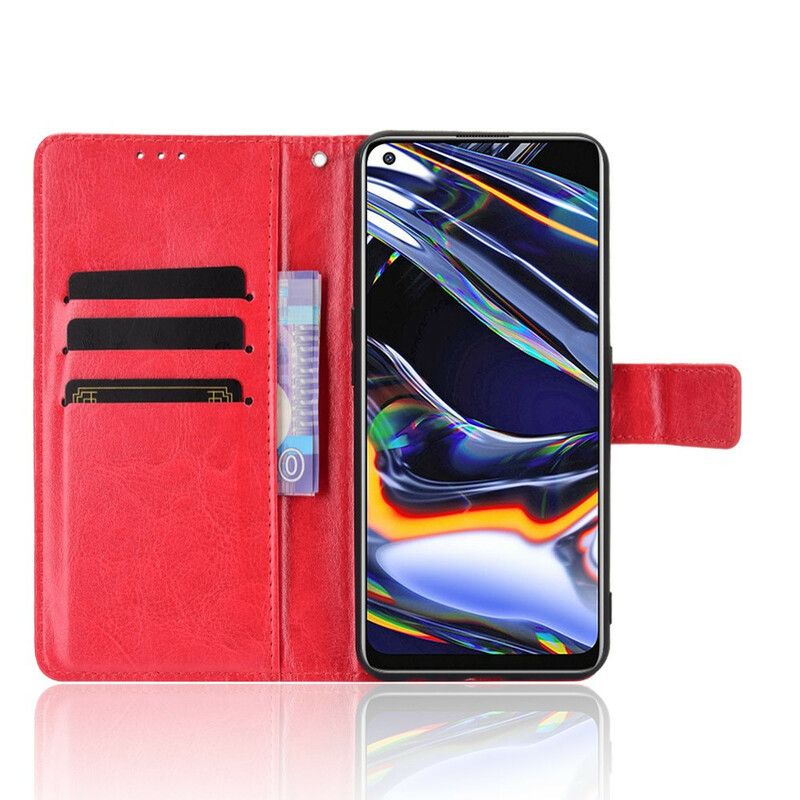 Læder Cover Realme 7 Pro Flashy Imiteret Læder