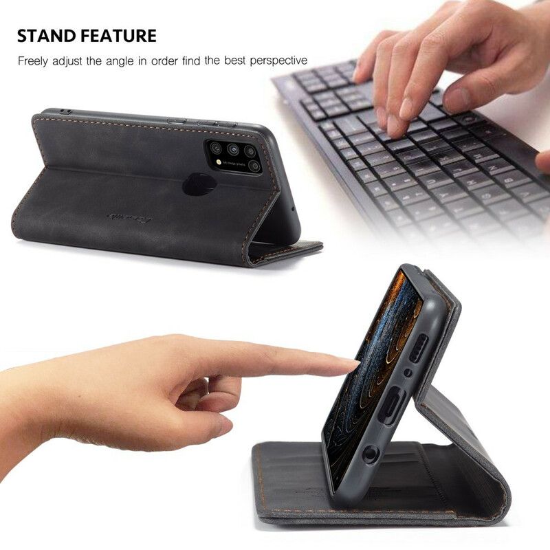 Cover Samsung Galaxy M31 Flip Cover Caseme Kunstlæder