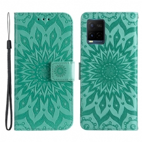 Flip Cover Vivo Y21s Med Snor Thong Sun