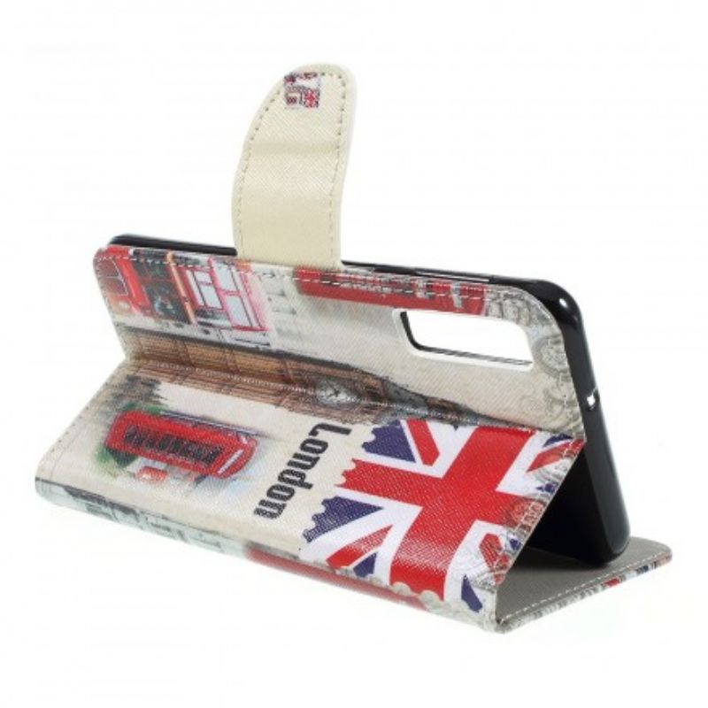 Læder Cover Samsung Galaxy A7 Londonrejse