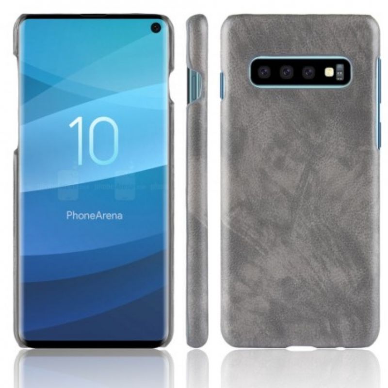 Cover Samsung Galaxy S10 Litchi-lædereffekt