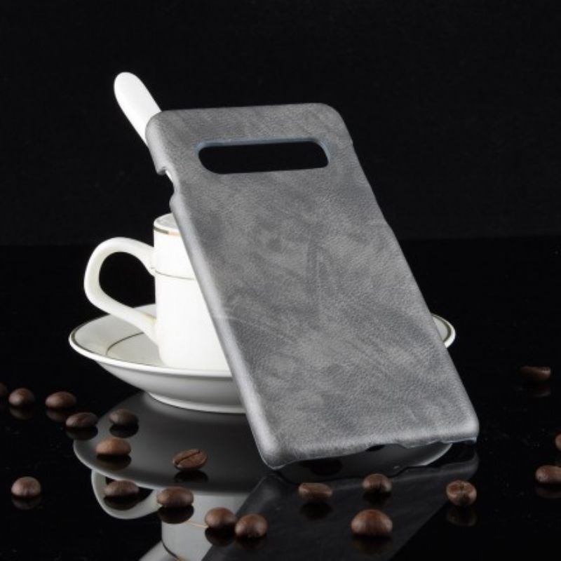 Cover Samsung Galaxy S10 Litchi-lædereffekt