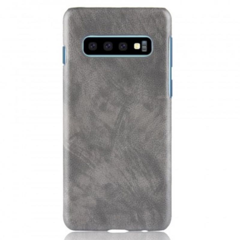 Cover Samsung Galaxy S10 Litchi-lædereffekt