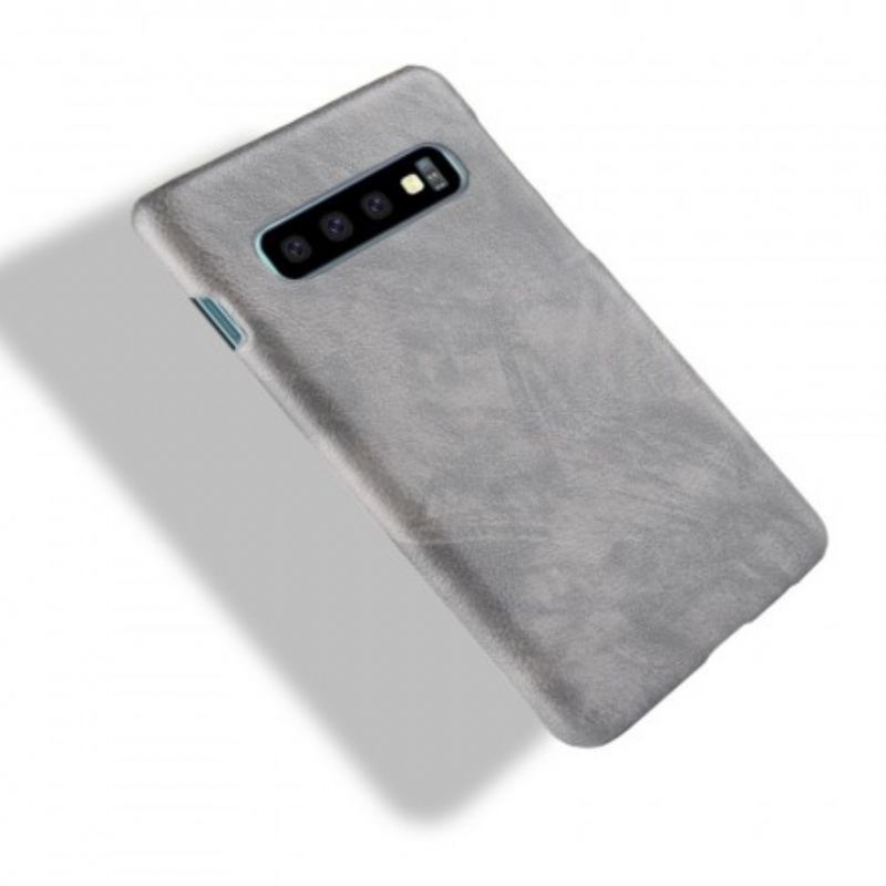 Cover Samsung Galaxy S10 Litchi-lædereffekt