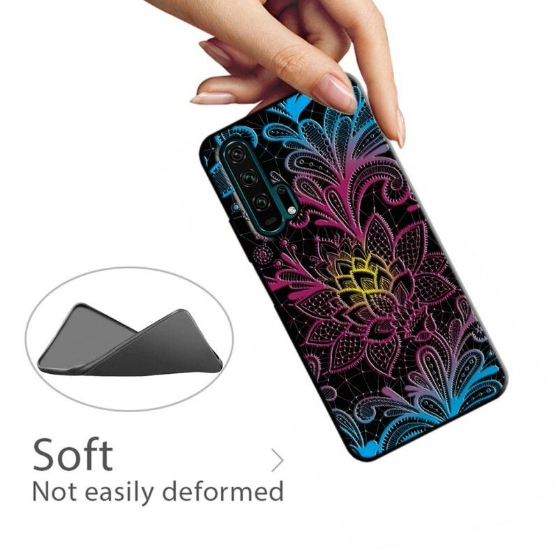 Mobilcover Honor 20 Pro Intens Blomster