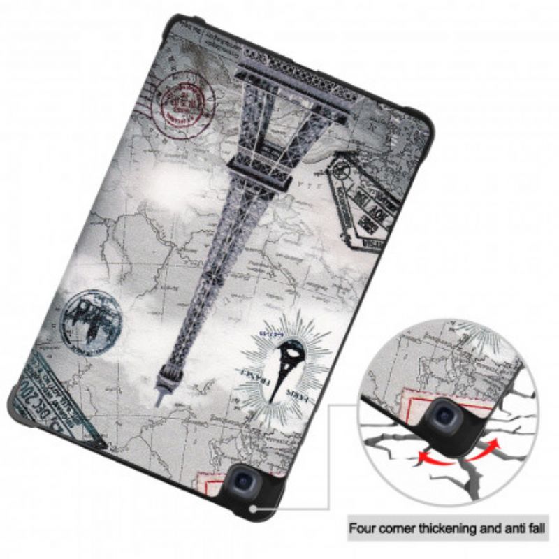 Cover Samsung Galaxy Tab A7 Forstærket Eiffeltårn
