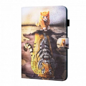 Flip Cover Samsung Galaxy Tab A7 Kattingen Art