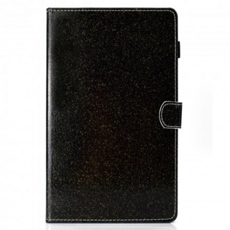 Flip Cover Samsung Galaxy Tab A7 Mousserende Pailletter