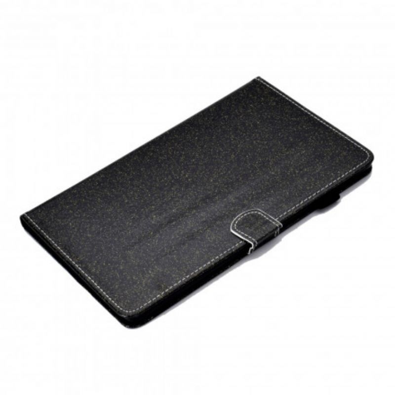Flip Cover Samsung Galaxy Tab A7 Mousserende Pailletter