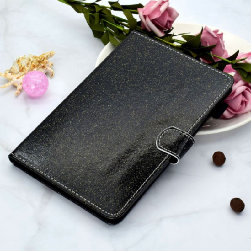 Flip Cover Samsung Galaxy Tab A7 Mousserende Pailletter