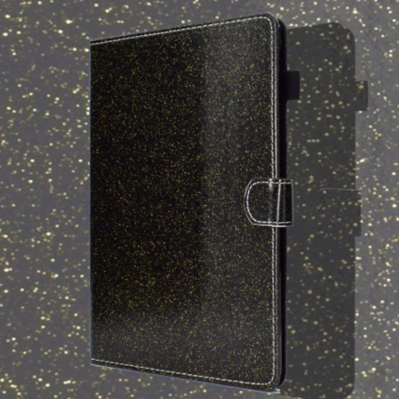Flip Cover Samsung Galaxy Tab A7 Mousserende Pailletter