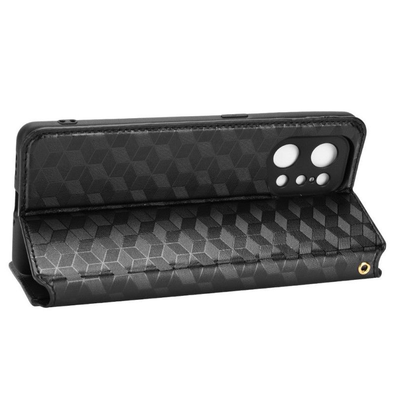 Cover Oppo Find X5 Flip Cover Diamant Lædereffekt