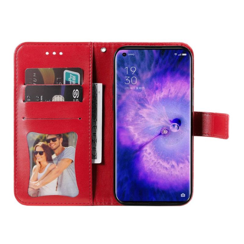 Flip Cover Oppo Find X5 Med Snor Strop Mandala