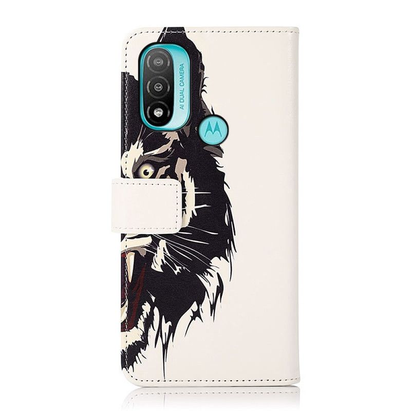 Flip Cover Moto E40 / E30 / E20 Hærd Tiger