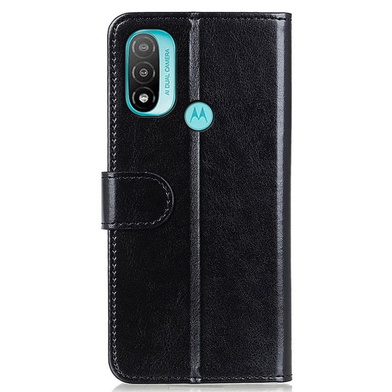 Flip Cover Moto E40 / E30 / E20 Iskold Finhed
