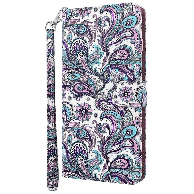 Flip Cover Moto E40 / E30 / E20 Paisley Mønster