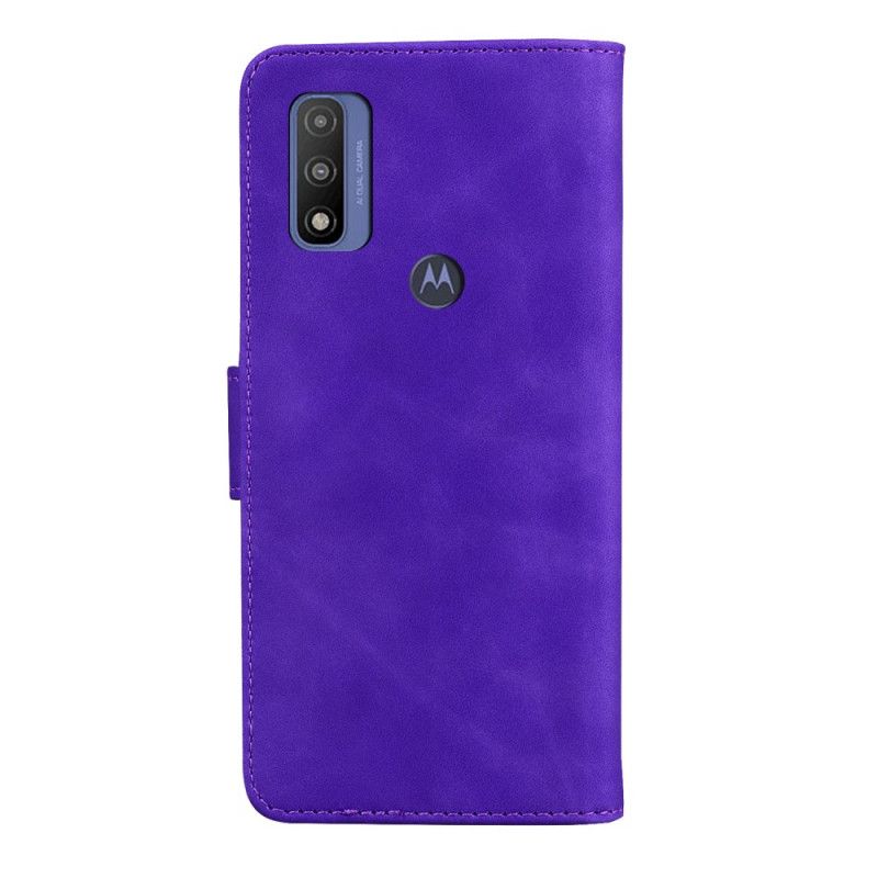 Læder Cover Moto E40 / E30 / E20 Sommerfugleskind