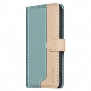 Flip Cover Til Xiaomi 14t Tofarvet Binfen Farve