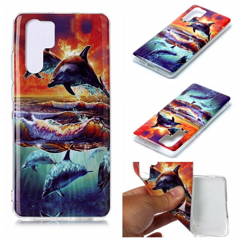 Cover Huawei P30 Pro Delfiner Går Fri