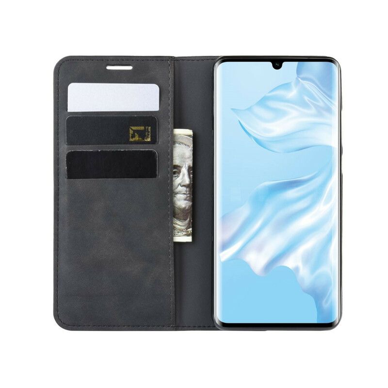 Cover Huawei P30 Pro Flip Cover Chic Lædereffekt