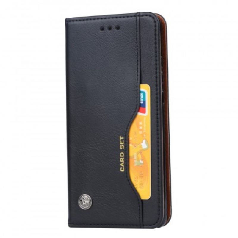 Cover Huawei P30 Pro Flip Cover Faux Læder Kortholder