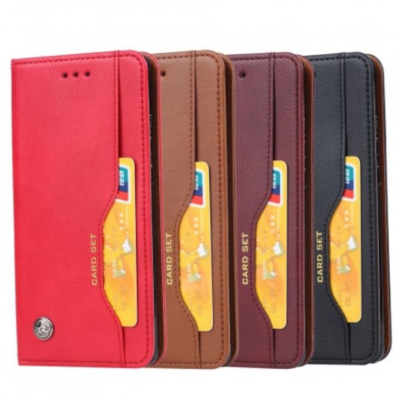 Cover Huawei P30 Pro Flip Cover Faux Læder Kortholder