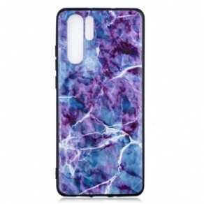 Cover Huawei P30 Pro Lilla Marmor