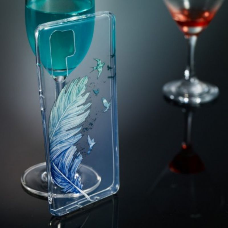 Cover Huawei P30 Pro Transparente Farvede Fjer