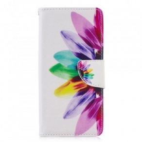 Flip Cover Huawei P30 Pro Akvarelblomst