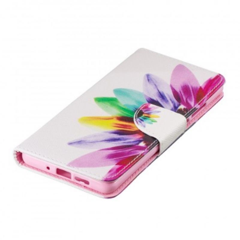 Flip Cover Huawei P30 Pro Akvarelblomst