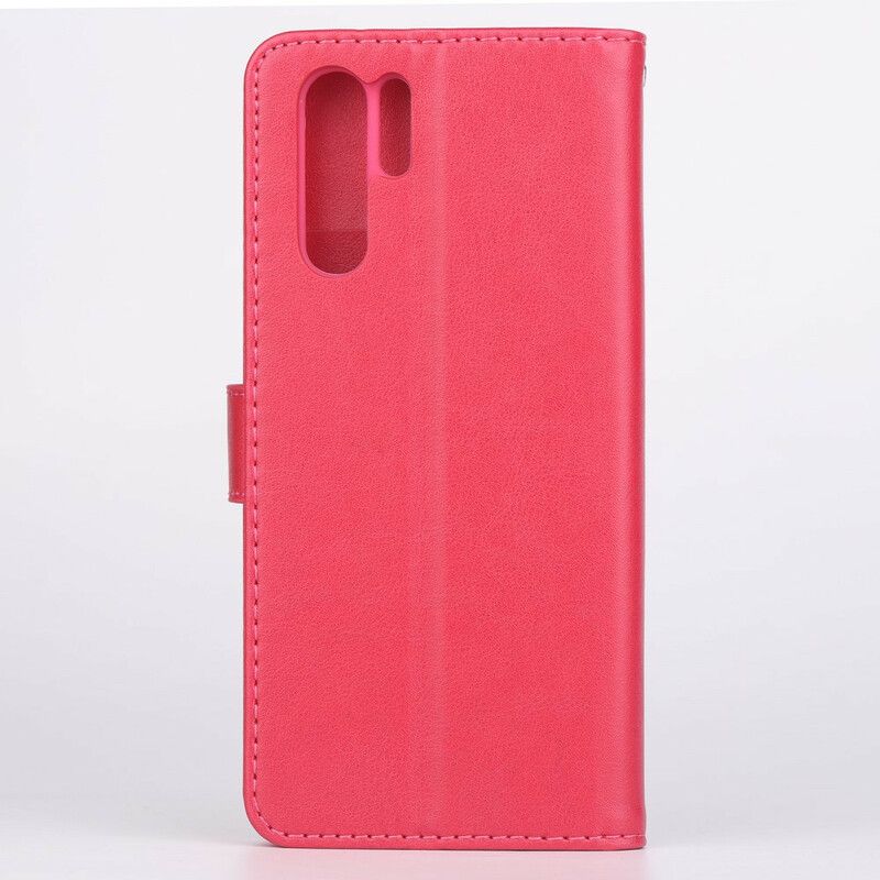 Flip Cover Huawei P30 Pro Azns Imiteret Læder